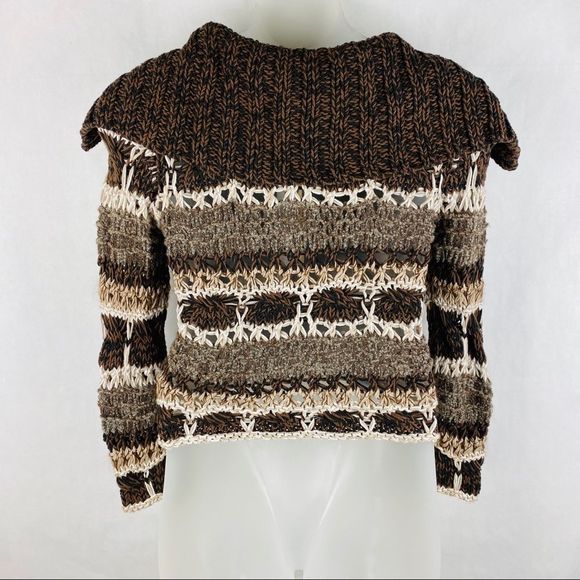 Oui Moments Crochet knitted Button Front Cardigan - Picture 5 of 8